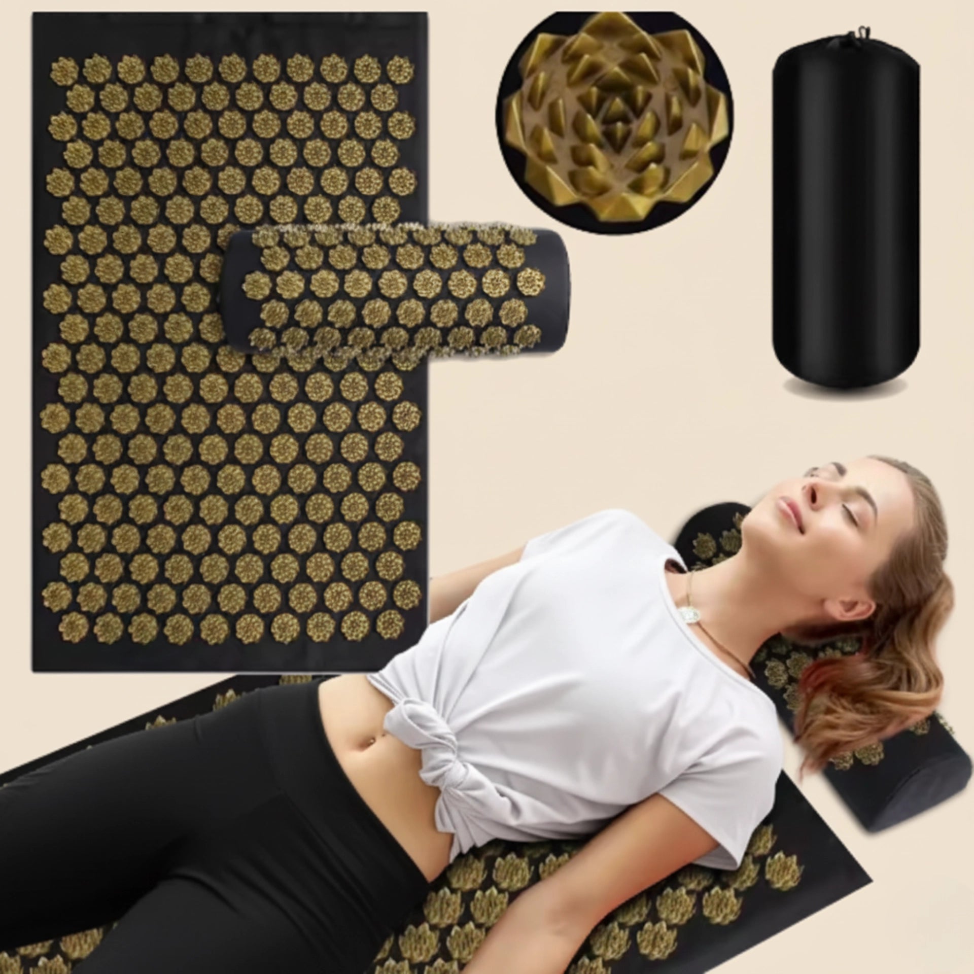 Tapis et Coussin d'Acupression