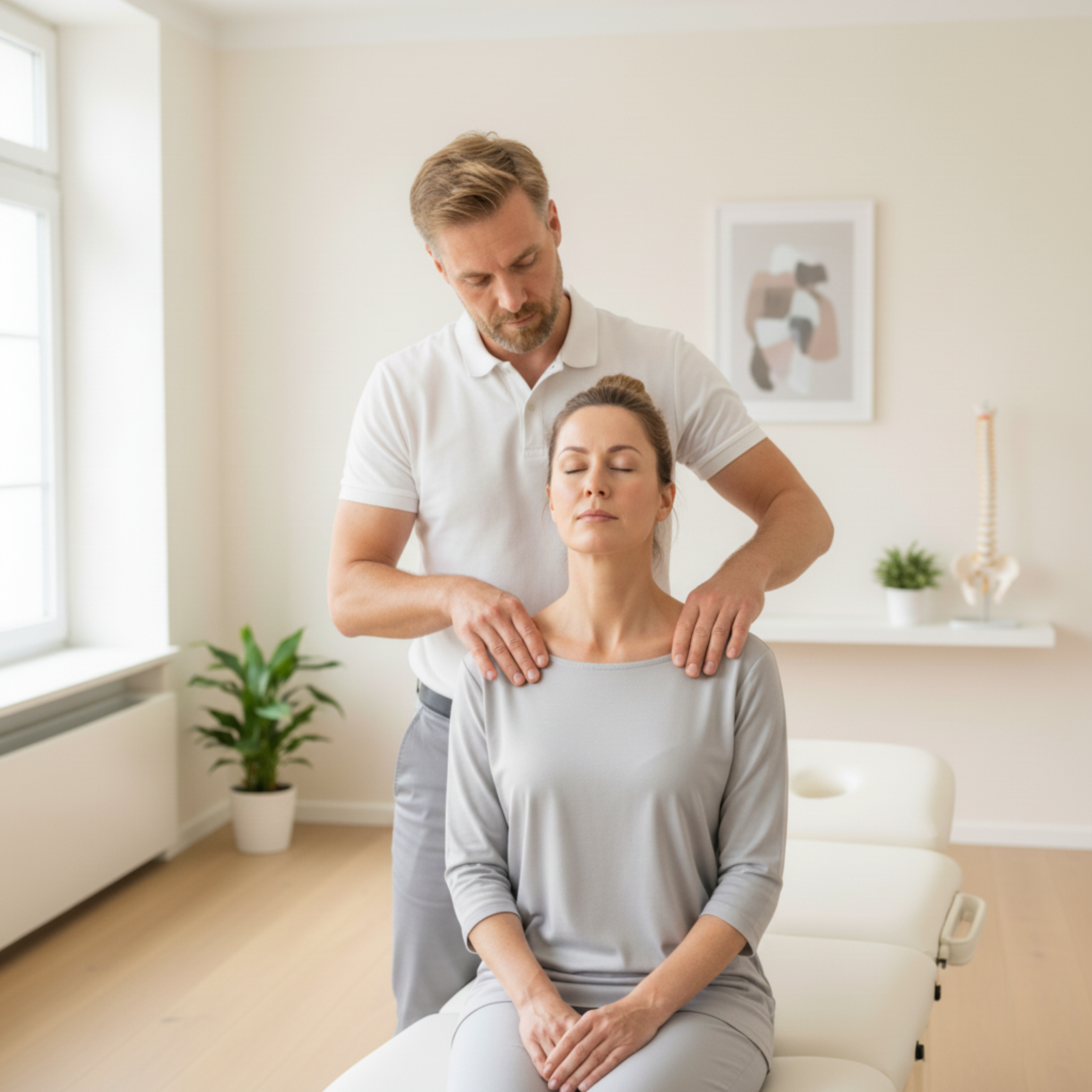 Massage douleur nuque