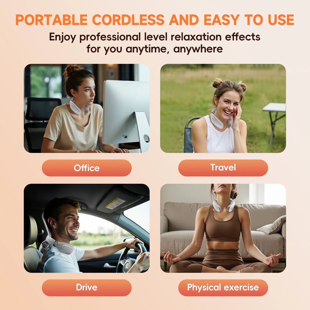 Masseur Par Électrostimulation et Chaleur