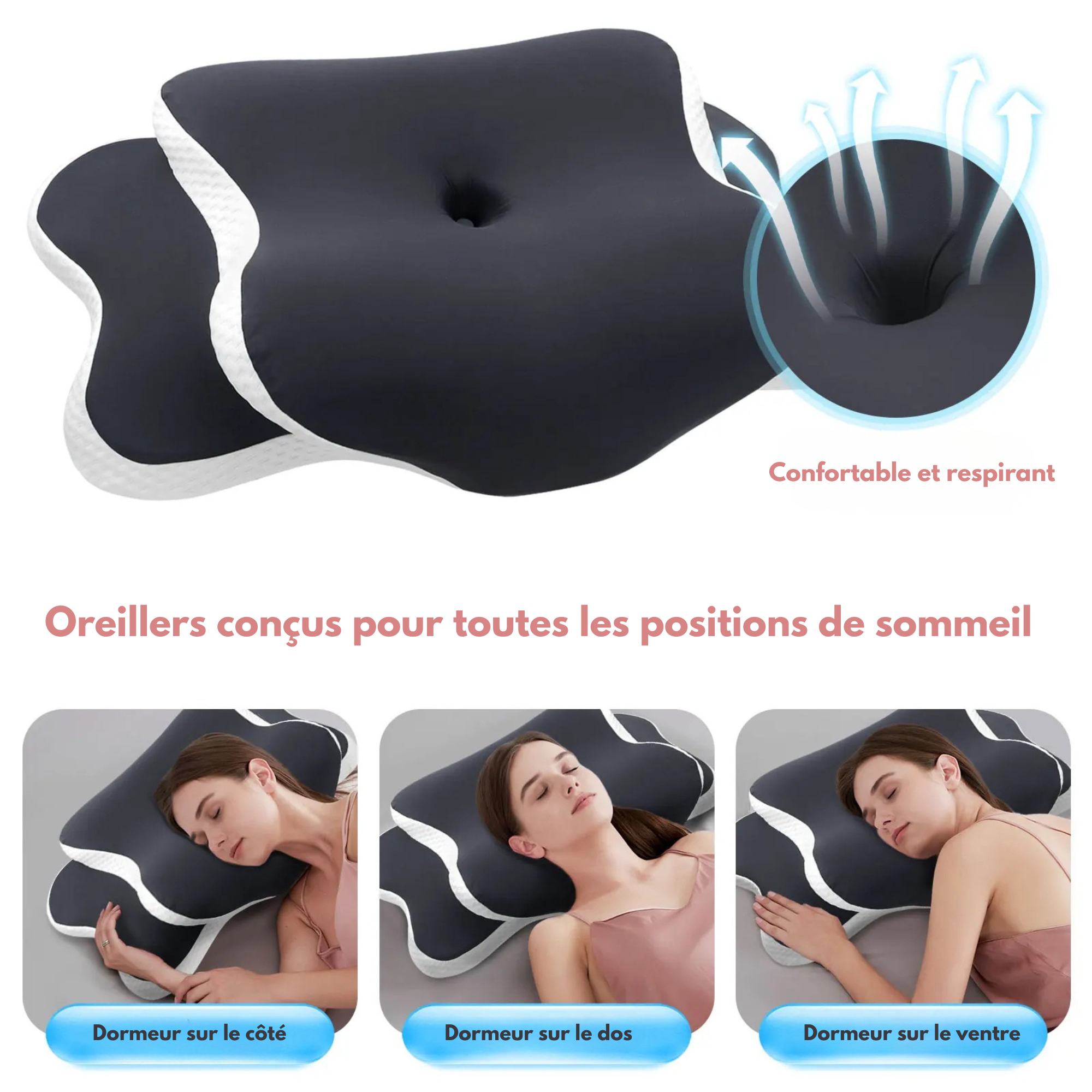 Oreiller Ergonomique Premium